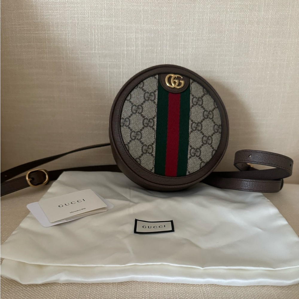 Gucci Ophidia Mini Round Backpack